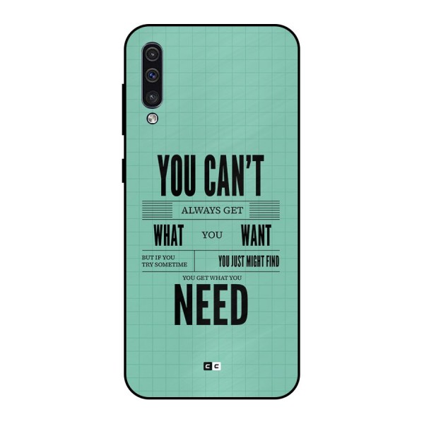 Cant Always Get Metal Back Case for Galaxy A50