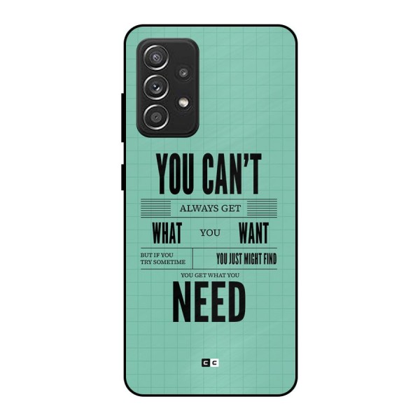 Cant Always Get Metal Back Case for Galaxy A52s 5G