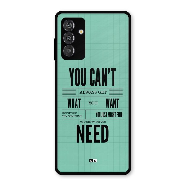 Cant Always Get Metal Back Case for Galaxy M13