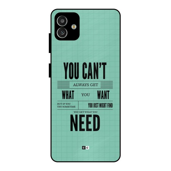 Cant Always Get Metal Back Case for Galaxy M13 5G