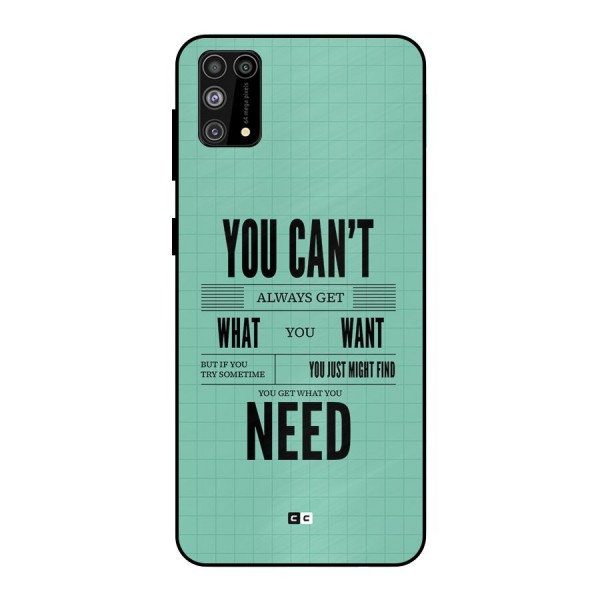 Cant Always Get Metal Back Case for Galaxy M31