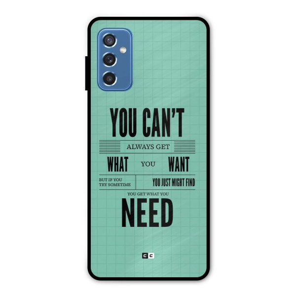 Cant Always Get Metal Back Case for Galaxy M52 5G