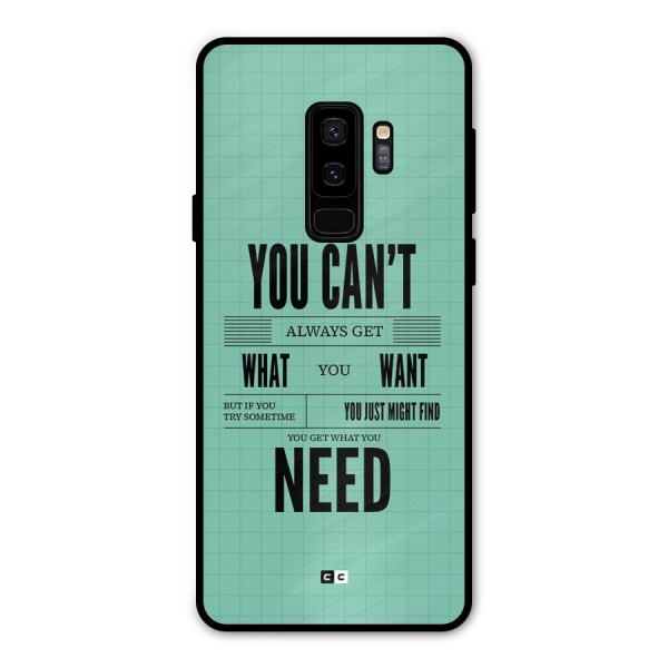 Cant Always Get Metal Back Case for Galaxy S9 Plus