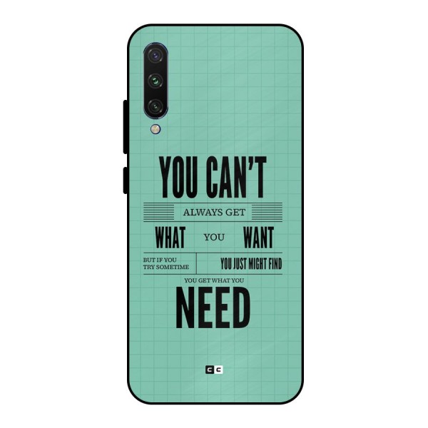 Cant Always Get Metal Back Case for Mi A3