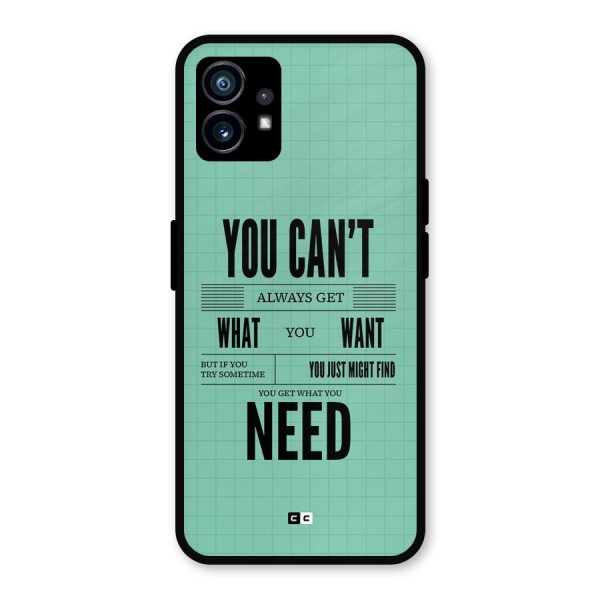 Cant Always Get Metal Back Case for Nothing Phone 1