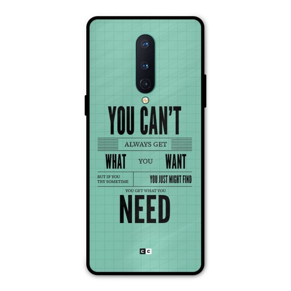 Cant Always Get Metal Back Case for OnePlus 8