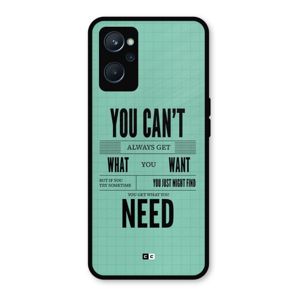 Cant Always Get Metal Back Case for Realme 9i