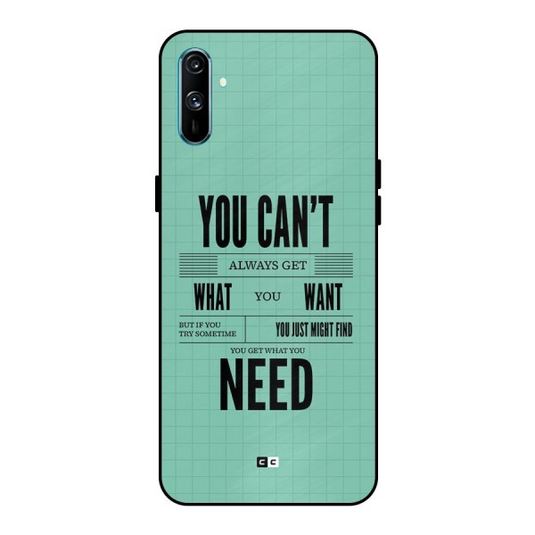 Cant Always Get Metal Back Case for Realme C3