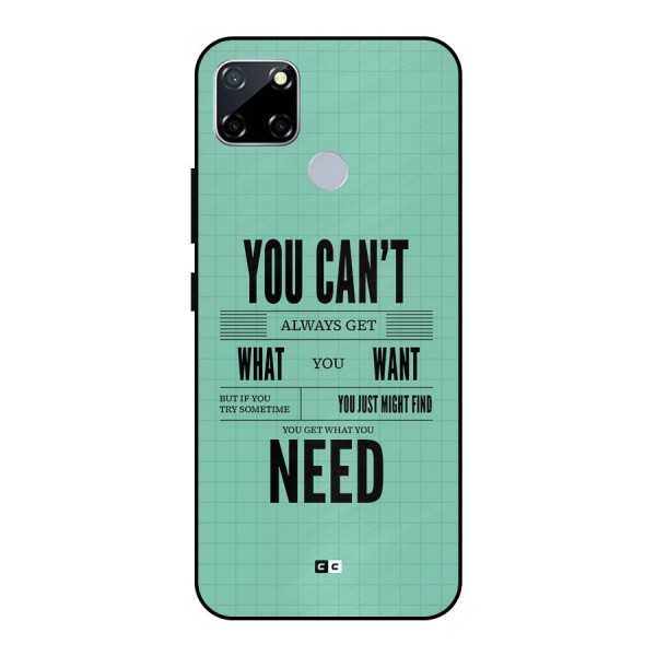 Cant Always Get Metal Back Case for Realme Narzo 20