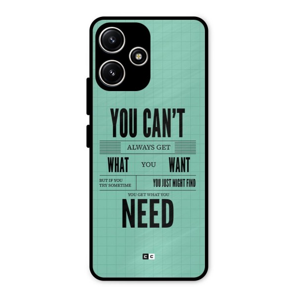 Cant Always Get Metal Back Case for Redmi 12 5G