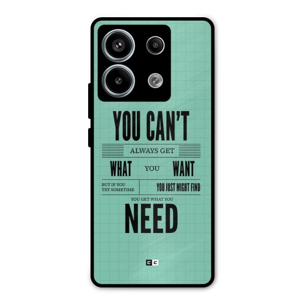 Cant Always Get Metal Back Case for Redmi Note 13 Pro 5G