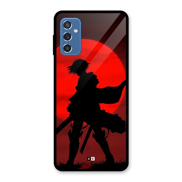 Captain Levi Acramen Glass Back Case for Galaxy M52 5G