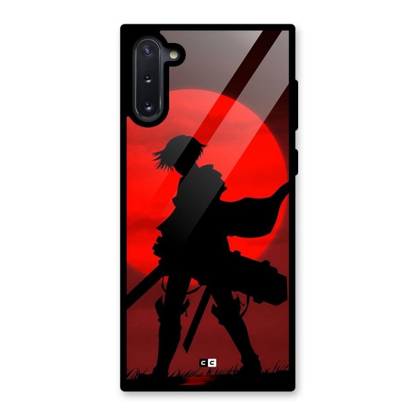 Captain Levi Acramen Glass Back Case for Galaxy Note 10