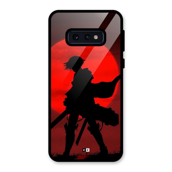 Captain Levi Acramen Glass Back Case for Galaxy S10e