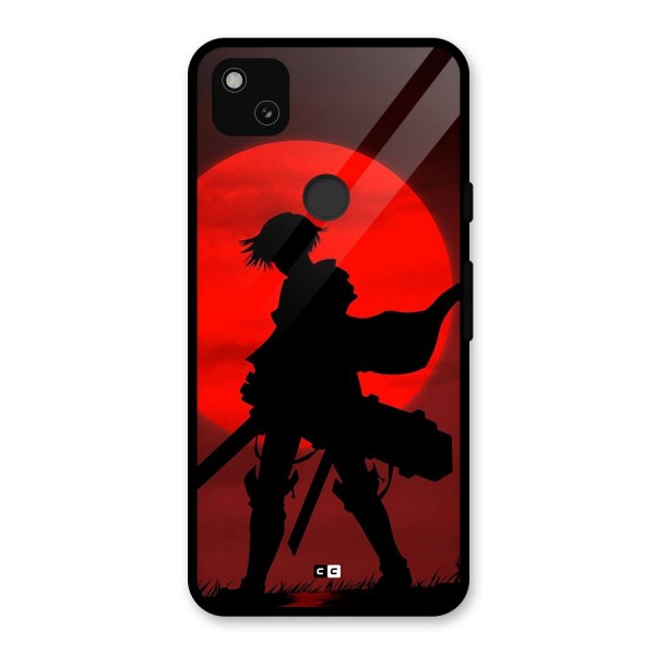 Captain Levi Acramen Glass Back Case for Google Pixel 4a