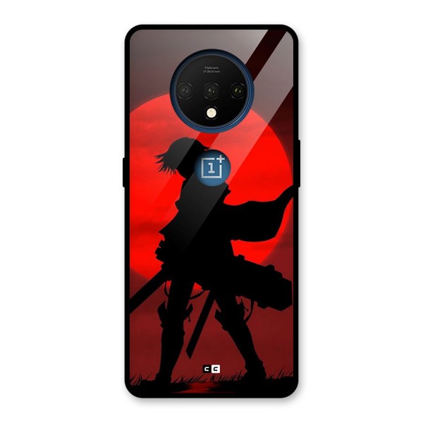 Captain Levi Acramen Glass Back Case for OnePlus 7T