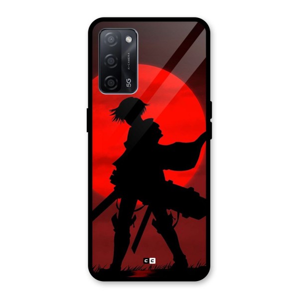 Captain Levi Acramen Glass Back Case for Oppo A53s 5G