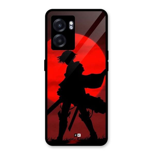 Captain Levi Acramen Glass Back Case for Oppo K10 (5G)