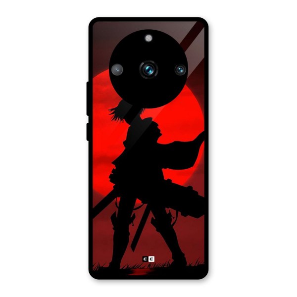 Captain Levi Acramen Glass Back Case for Realme 11 Pro