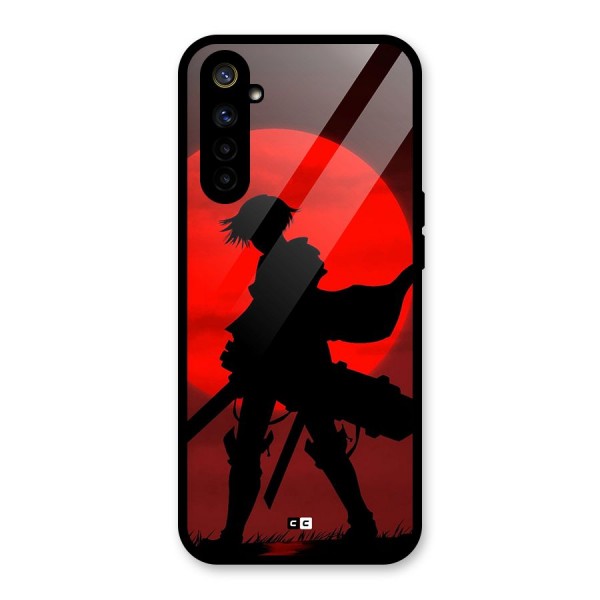 Captain Levi Acramen Glass Back Case for Realme 6