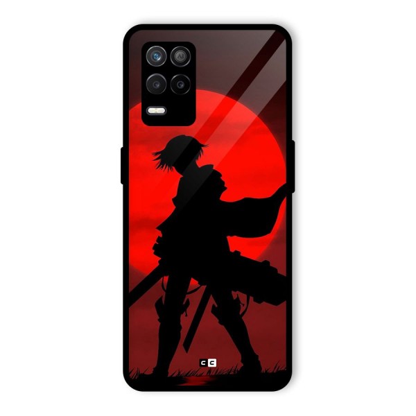 Captain Levi Acramen Glass Back Case for Realme 8s 5G