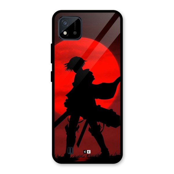 Captain Levi Acramen Glass Back Case for Realme C11 2021