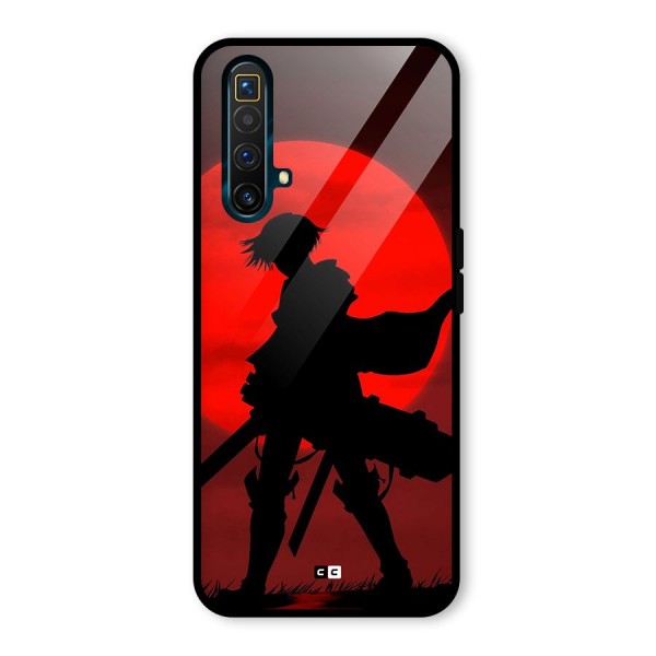 Captain Levi Acramen Glass Back Case for Realme X3 SuperZoom