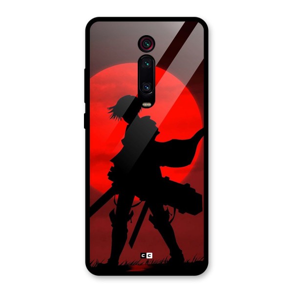 Captain Levi Acramen Glass Back Case for Redmi K20