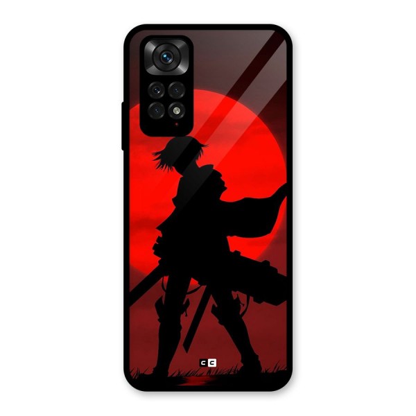 Captain Levi Acramen Glass Back Case for Redmi Note 11