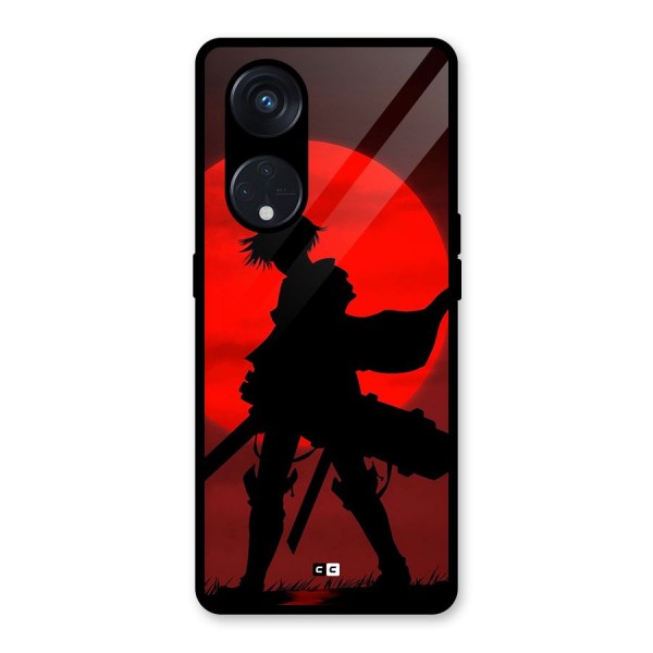 Captain Levi Acramen Glass Back Case for Reno8 T 5G