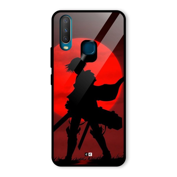 Captain Levi Acramen Glass Back Case for Vivo Y17