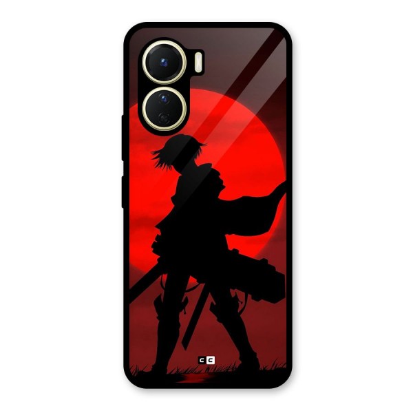 Captain Levi Acramen Glass Back Case for Vivo Y56