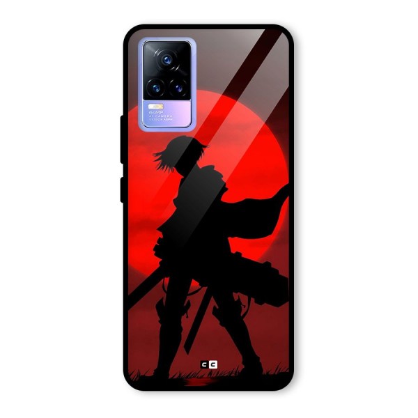 Captain Levi Acramen Glass Back Case for Vivo Y73