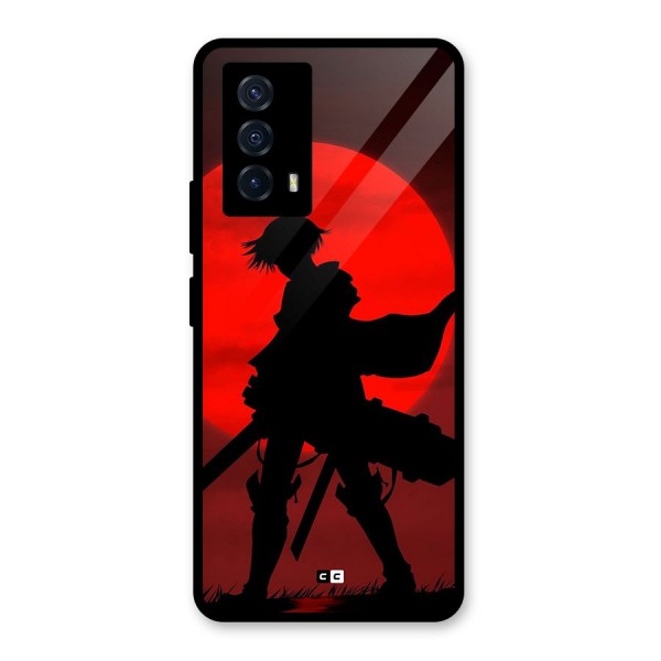 Captain Levi Acramen Glass Back Case for Vivo iQOO Z5