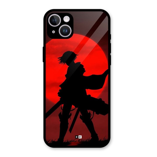 Captain Levi Acramen Glass Back Case for iPhone 14 Plus