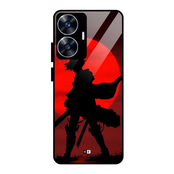 Captain Levi Acramen Glass Back Case for realme C55