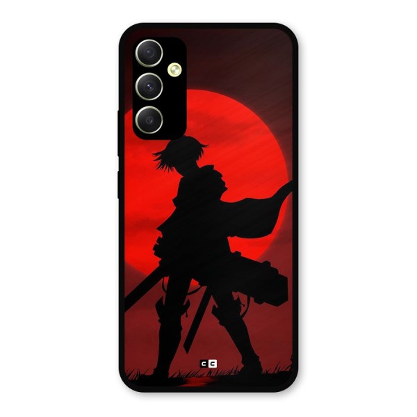 Captain Levi Acramen Metal Back Case for Galaxy A34