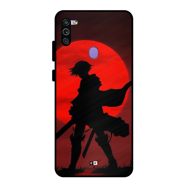 Captain Levi Acramen Metal Back Case for Galaxy M11