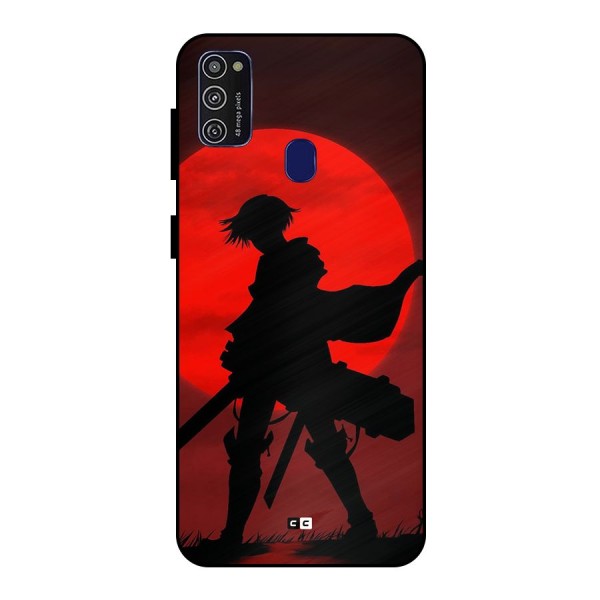 Captain Levi Acramen Metal Back Case for Galaxy M30s