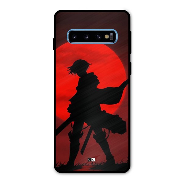 Captain Levi Acramen Metal Back Case for Galaxy S10