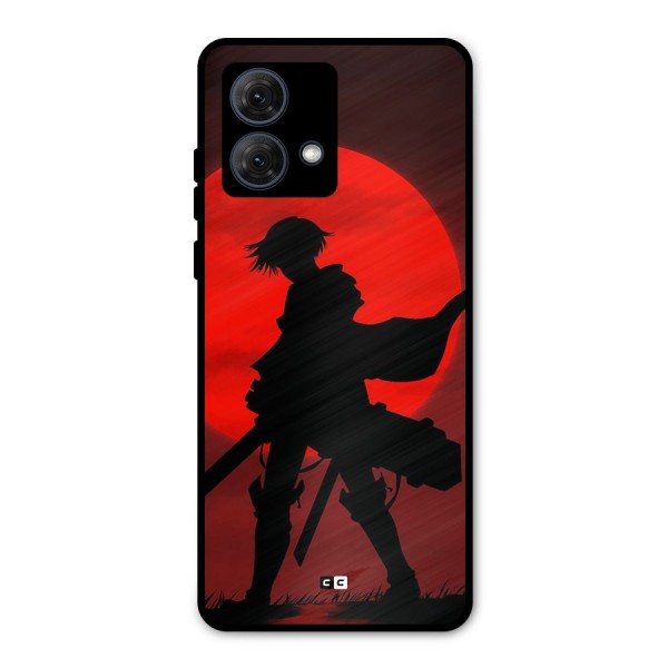 Captain Levi Acramen Metal Back Case for Moto G84