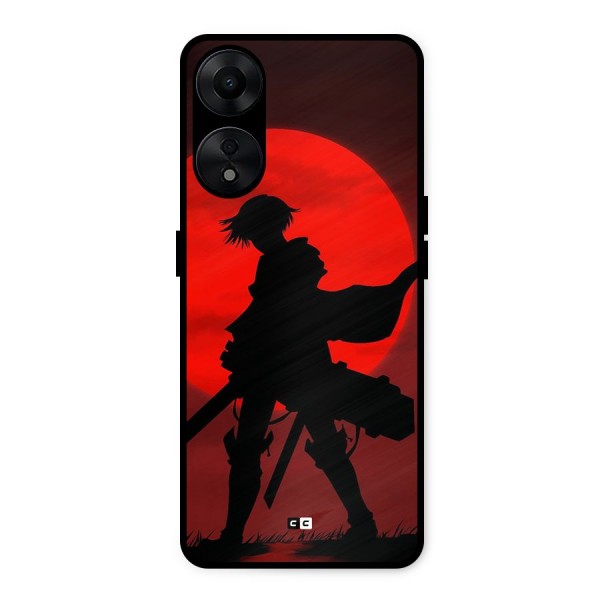 Captain Levi Acramen Metal Back Case for Oppo A78 5G