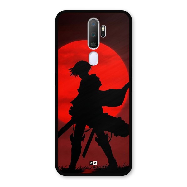 Captain Levi Acramen Metal Back Case for Oppo A9 (2020)