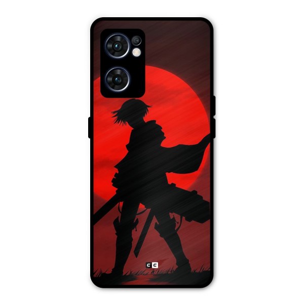 Captain Levi Acramen Metal Back Case for Oppo Reno7 5G