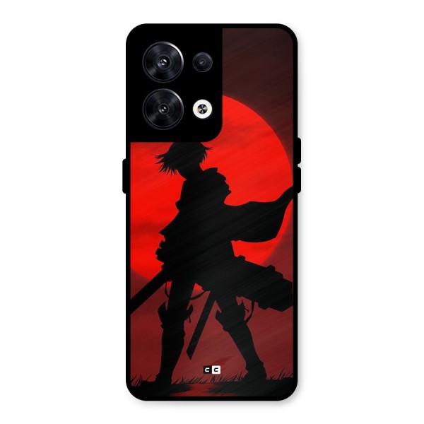 Captain Levi Acramen Metal Back Case for Oppo Reno8 5G