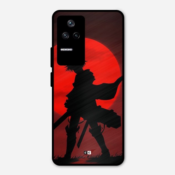 Captain Levi Acramen Metal Back Case for Poco F4 5G