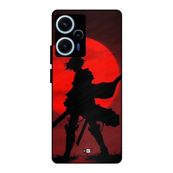 Captain Levi Acramen Metal Back Case for Poco F5