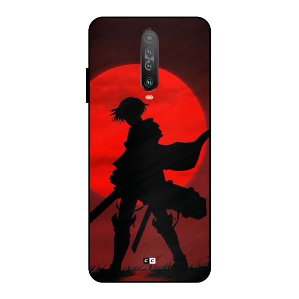 Captain Levi Acramen Metal Back Case for Poco X2