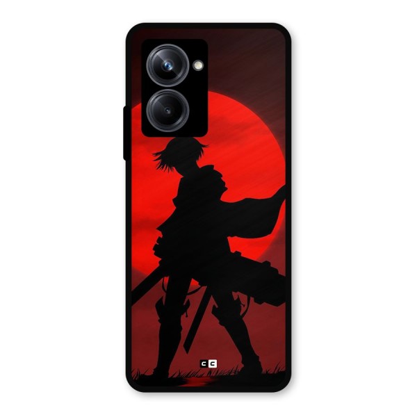 Captain Levi Acramen Metal Back Case for Realme 10 Pro