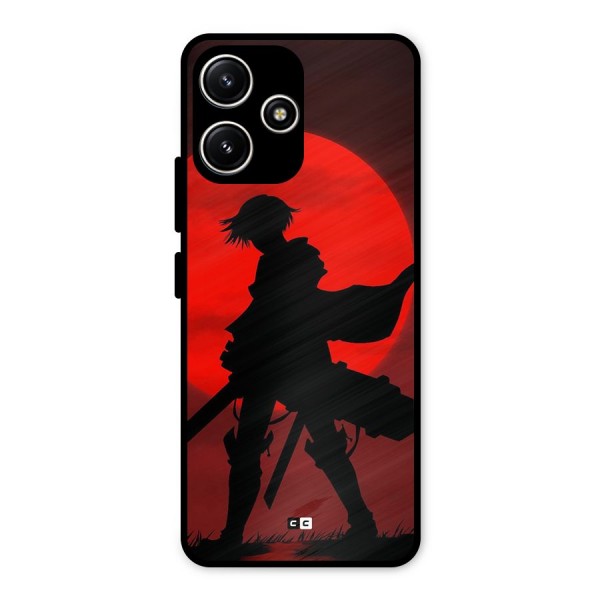 Captain Levi Acramen Metal Back Case for Redmi 12 5G